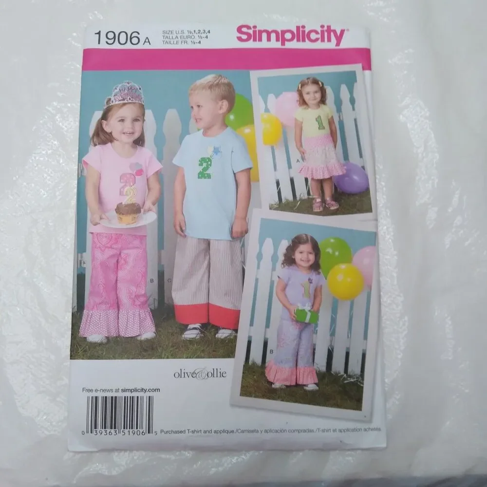 Sewing Pattern Lot Toddler Costumes Summer Clothes Dress Ladybug Fairy Witch